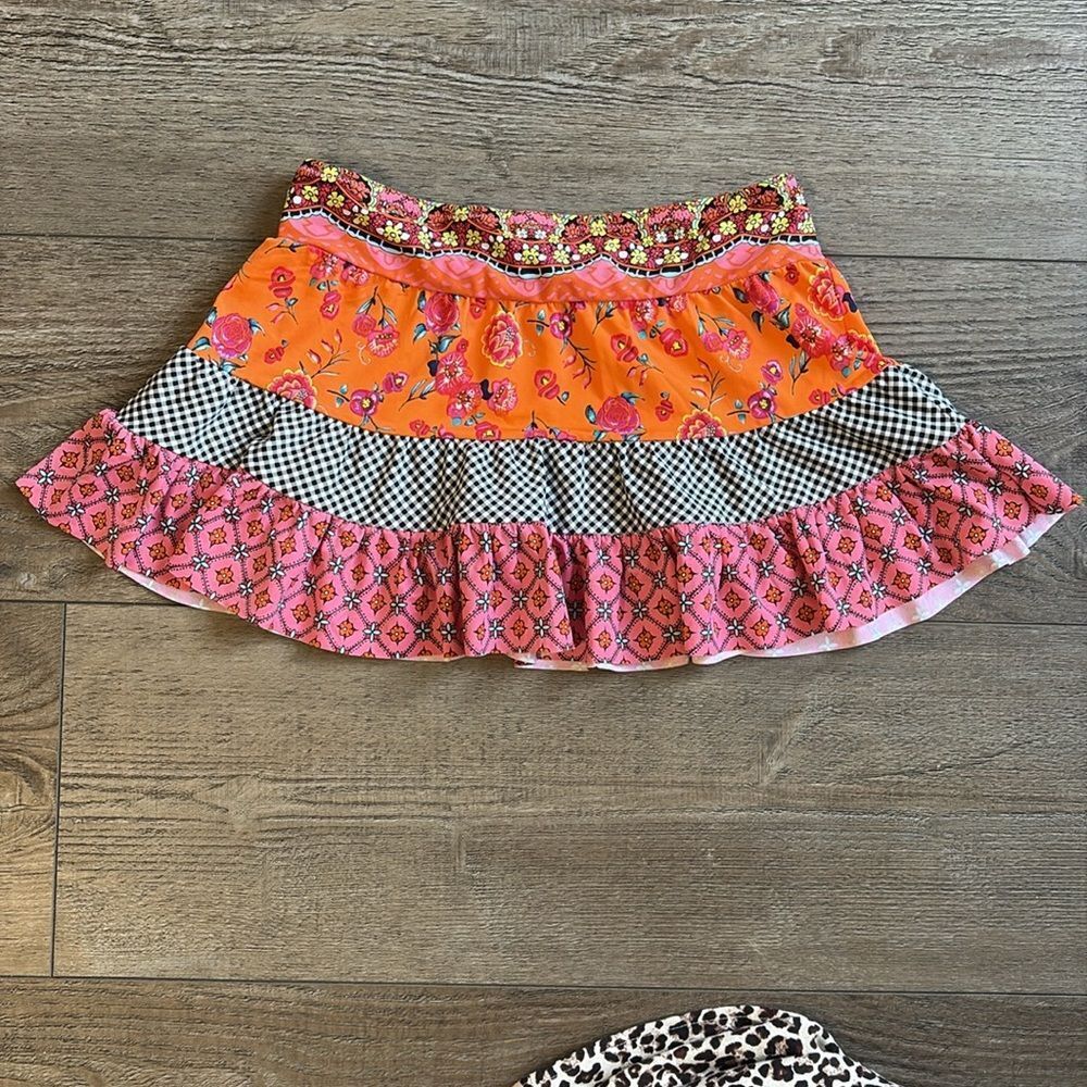 Profile Blush Multicolor Multi Pattern Bikini Set… - image 4